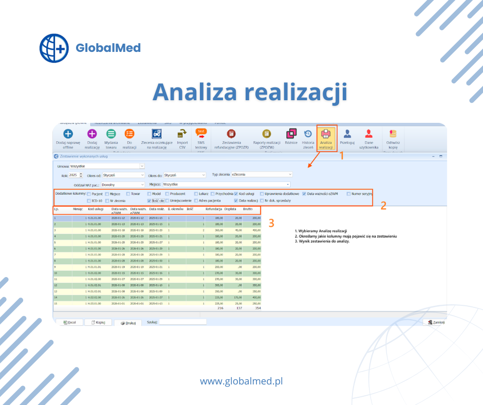 oprogramowanie do rozliczeń NFZ, rozliczenia NFZ, program do rozliczeń medycznych, oprogramowanie medyczne, e-ZWM rozliczenia, refundacje NFZ, system do rozliczeń z NFZ, GlobalMed oprogramowanie, zlecenia NFZ, rozliczenia, najlepsze oprogramowanie NFZ, najlepsze oprogramowanie do rozliczeń z NFZ, jak rozliczać zlecenia NFZ, program do obsługi refundacji medycznych, system e-ZWM do potwierdzania zleceń, jak zautomatyzować rozliczenia NFZ, oprogramowanie do zarządzania zleceniami NFZ, rozwiązania IT dla placówek medycznych NFZ, kompleksowy program do rozliczeń refundacji, narzędzie do importu zleceń z NFZ, analiza różnic w rozliczeniach NFZ